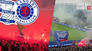 🧨 7500 RANGERS CHANTS amp PYROs at BIRMINGHAM CITY  Away Day Diaries EP1 [upl. by Dunlavy217]