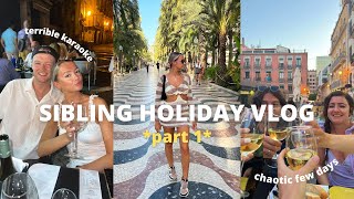 ALICANTE VLOG come on holiday with me and my siblings  part 1 [upl. by Enisaj]