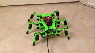 Hexapod Robot v10 Walking [upl. by Campos418]