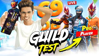 69 DB 1 vs 4 Guild Test 😨🔥 RASHIQ DB is Live 🤍 rashiqdb 69db [upl. by Glarum229]