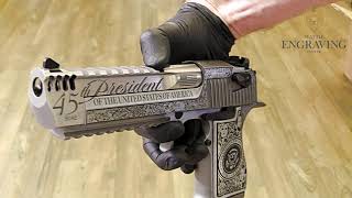 LIMITED EDITION TRUMP DESERT EAGLE Mark XIX 50AE  1 of 150 [upl. by Imuya]