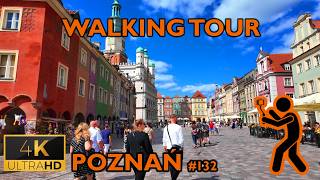 ⁴ᴷ⁶⁰ 🇵🇱 PoznanPoland  Saturday Downtown Walk  132 July 2024 4K [upl. by Landon]