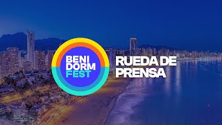 Rueda de prensa  sorteo finalistas  Benidorm Fest 2024 [upl. by Anertak591]