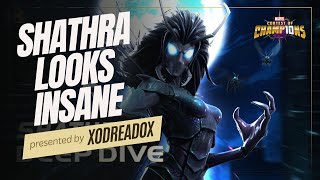 Shathra looks insane  Deep Dive Reaction  Marvel Contest of Champions [upl. by Nirok]