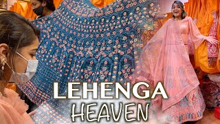 BEST Designer Lehenga Shopping in Chandni Chowk 😍 [upl. by Aneehsyt857]