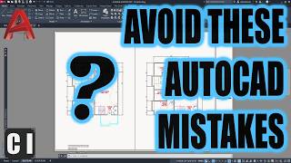 Common AUTOCAD Mistakes to Avoid for Perfect Drawings Every Time [upl. by Adnaram258]