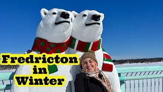 Fredricton Vlog a full Day In New Brunswick Capital during winter ❄️Attractions Travel Guide [upl. by Aset]