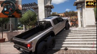 Ford  VelociRaptor 6X6  Offroading  Forza Horizon 5  Logitech g29 and shifter gameplay [upl. by Anelehs]