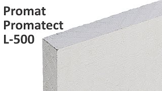 Promat PROMATECT L500 Calcium Silicate Board [upl. by Ettelloc]