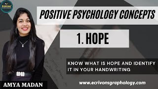 CONCEPT OF HOPE Positive Psychology By Amya Madan [upl. by Goar]