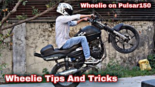 How To Learn Wheelie On Bike in 2022  Easy 3 Step Tutorial in Hindi  Wheelie On Bike in Hindi [upl. by Faubion]