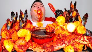 Eating 500 Worth Of Spicy Seafood Boil • MUKBANG [upl. by Egag589]