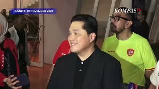 Respons Erick Thohir Usai Marselino Cetak 2 Gol ke Gawang Arab Saudi [upl. by Jerrold767]