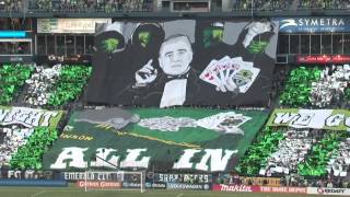 ECS Tifo Display vs Timbers [upl. by Ronoh]