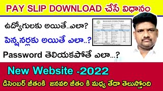 How To Download AP Pensioners Payslips PENSIONERS PAY SLIPS SALARY PARTICULARS DOWNLOAD IN PDFCFMS [upl. by Edlin275]