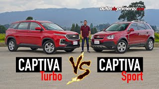 Chevrolet Captiva 2020 vs Captiva 24 ¿Cuál es la diferencia  Comparativa [upl. by Curhan]