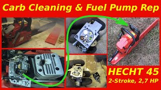 Hecht 45  Carburetor Problem and Solution HD [upl. by Jarlathus]