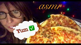 Quiet 🎧 Ramble eating Pizza amp Reese’s Hearts on National Pizza Day evening relaxation ASMR [upl. by Notneb579]