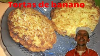 Como hacer TORTAS de PLATANO MADURO Fritas 🍌 Chef Erick [upl. by Talich]