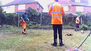 Overgrown Garden Tidy Up Karl Fischer Gardens Liverpool [upl. by Travers425]