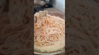 Carbonara creamy white sauce ilovefilipinofood shorts subscribe subscribemychannel [upl. by Bruis]