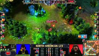 DIG vs TSM  LCS 2013 NA Spring W2D1 English [upl. by Dobson862]