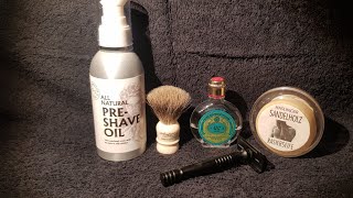 Haslinger Sandalwood  RazoRock Lupo  Simpsons Wee Scot Brush [upl. by Yllehs]