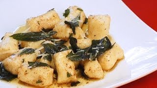 Gnocchi Recipe with Browned Butter and Sage  Marks Cuisine 95 [upl. by Aiyot]