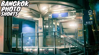 MRT Metro Station Bangkok Silom Street Photography POV [upl. by Lorrac]