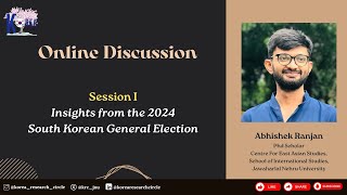 Insights from the 2024 South Korean General Election by Abhishek Ranjan [upl. by Akeihsal836]