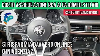 Costo assicurazione Alfa Romeo Stelvio nel 2024 Si risparmia davvero online o in agenzia [upl. by Nwahsak]