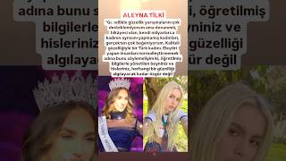 ALEYNA TİLKİDEN TÜRKİYENİN EN GÜZEL KIZI SEÇİLEN İDİL BİLGENE DESTEK GELDİKENDİNİ MİLYARLARCA [upl. by Anna-Diana]