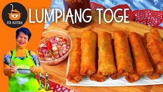 LUMPIANG TOGUE  LUMPYANG GULAY  PRITONG LUMPIA [upl. by Korb]