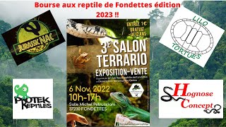 Bourse aux reptiles de Fondettes 2022 [upl. by Ruth]