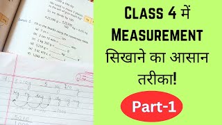 Measurement Class 4  How To Teach Measurement In Easy Way  Measurement Part1 [upl. by Michaelina]