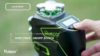 How to use a laser level outdoorsHuepar Laser level [upl. by Grodin]