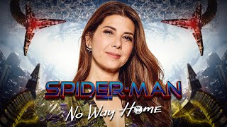 Marisa Tomei on SpiderMan No Way Home Aunt May and Director Jon Watts [upl. by Luapnaes36]