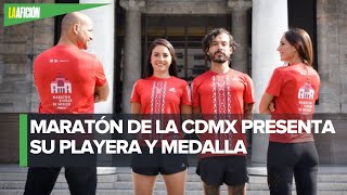 Presentan playera y medalla del Maratón de la CdMx 2022 [upl. by Arabel]