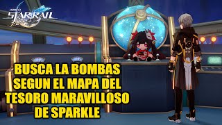 Mil campanas del alba ｜ Busca las bombas según el mapa del tesoro maravilloso de Sparkle ｜ Star Rail [upl. by Ellac]