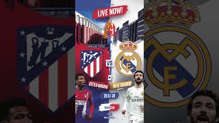 Atlético Madrid vs Real Madrid Live Match Preview Predictions amp Highlights [upl. by Anelegna]