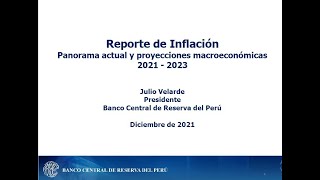 Presentación del Reporte de Inflación  Diciembre de 2021 [upl. by Cogswell]