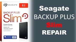 Seagate Backup Plus Slim Portable Drive ST1000LM024 HN M101MBB BF41 00354A repair and data recove [upl. by Ettegroeg]