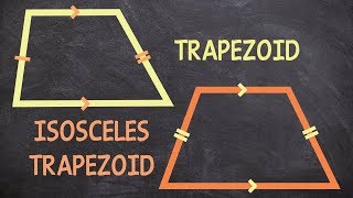 What is the difference of a trapezoid and an isosceles trapezoid [upl. by Parthenia]