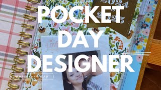 Day designer pocket planner set up [upl. by Ihpen904]