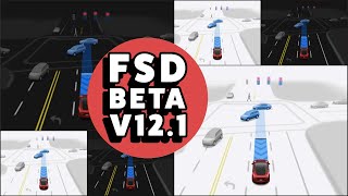 🎄FSD Beta v121  2023443010 Release Notes [upl. by Haelahk795]