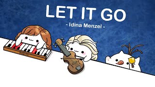 Let It Go cover by Bongo Cat 🎧 [upl. by Ninazan]