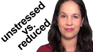 American English Word Stress Unstressed vs Reduced syllables [upl. by Elawalo]