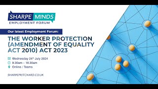 Preventing workplace sexual harassment The Worker Protection Amendment of Equality Act 2010 Act 2023 [upl. by Haroun259]