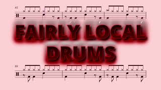 Fairly Local  Twenty One Pilots  Drums Sheet Music [upl. by Nottnerb907]