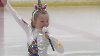 6 Year Old Unicorn on Ice Madison Rapkine 2019 La Jolla Open Championships [upl. by Iahs829]